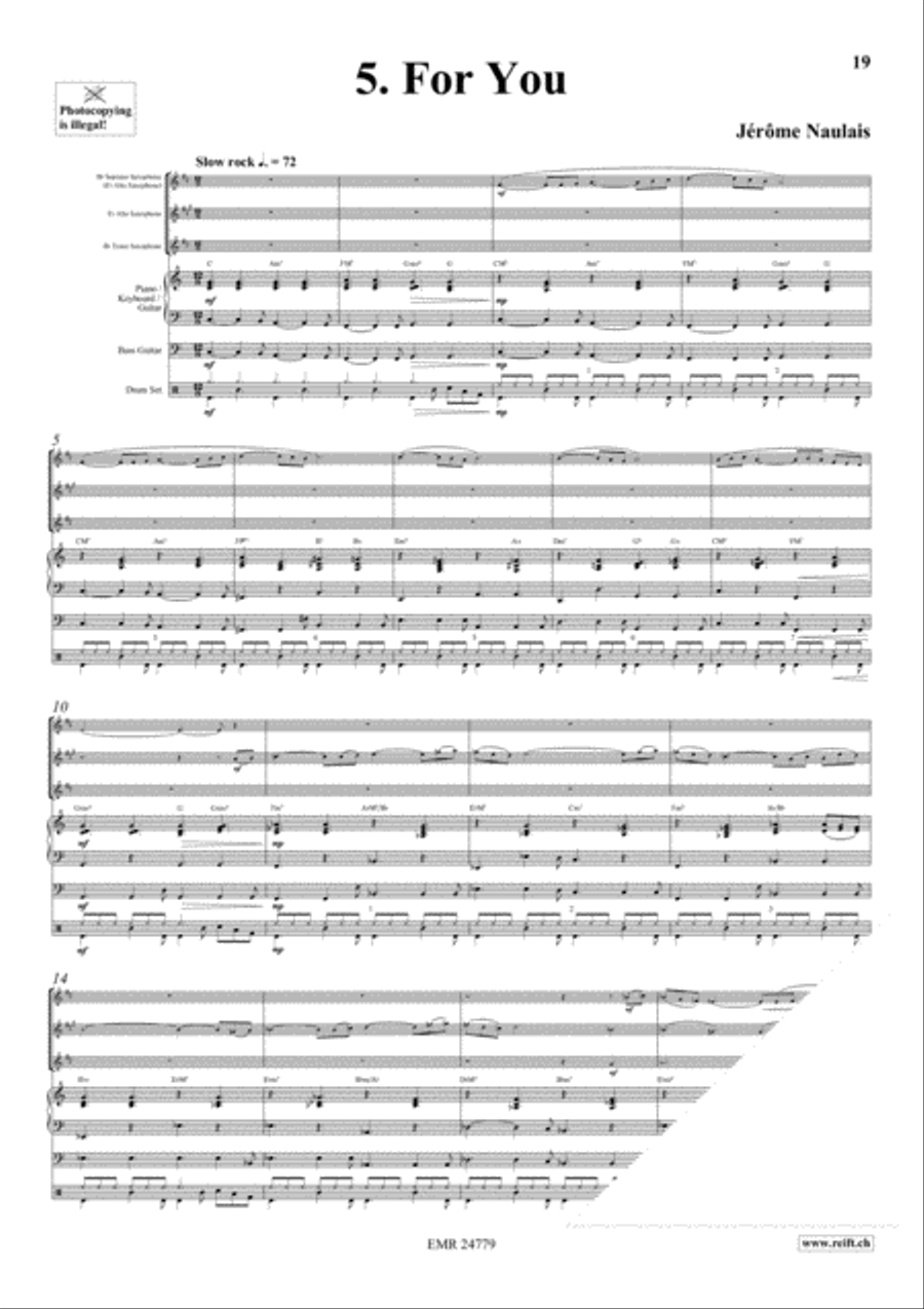 Play With Your Band Volume 2 Saxophone Ensemble scores gallery preview page 8