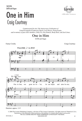 Book cover for One in Him