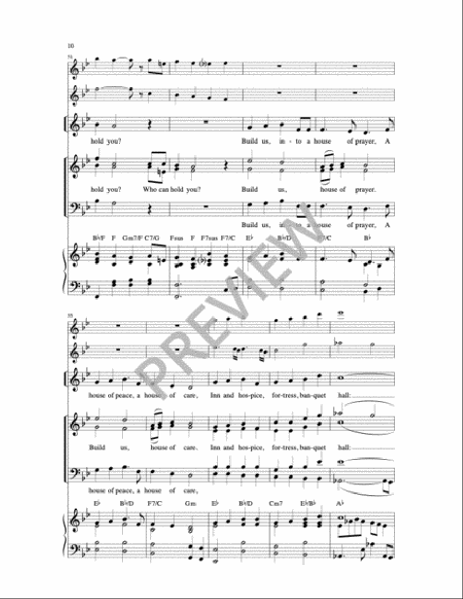 You Have Built Your House 4-Part scores gallery preview page 13