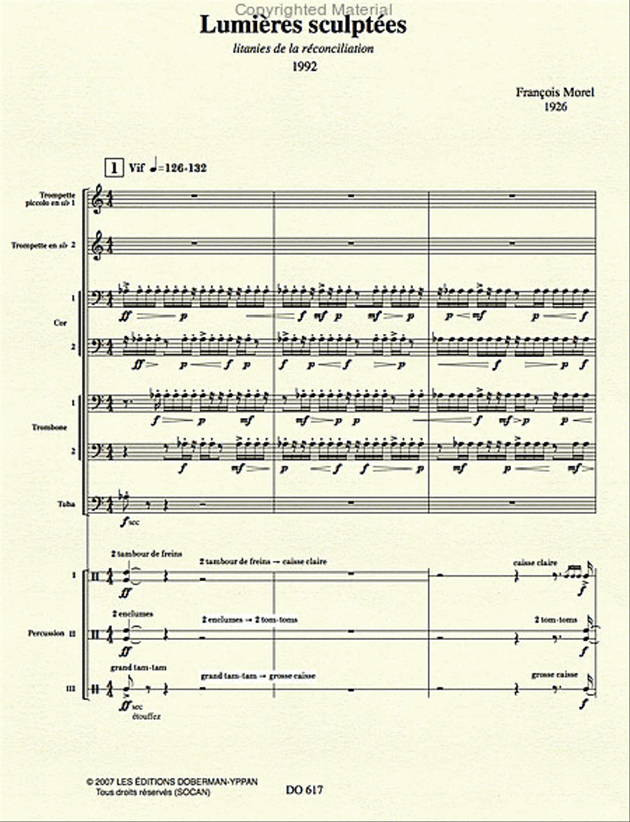Lumières sculptées Score scores gallery preview page 2