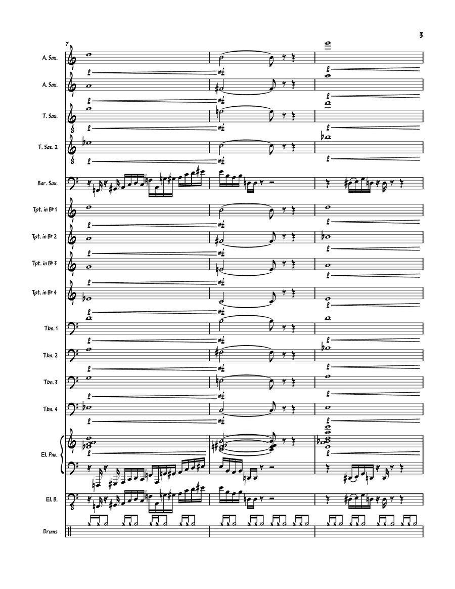 Teen Town Jazz Ensemble scores gallery preview page 4