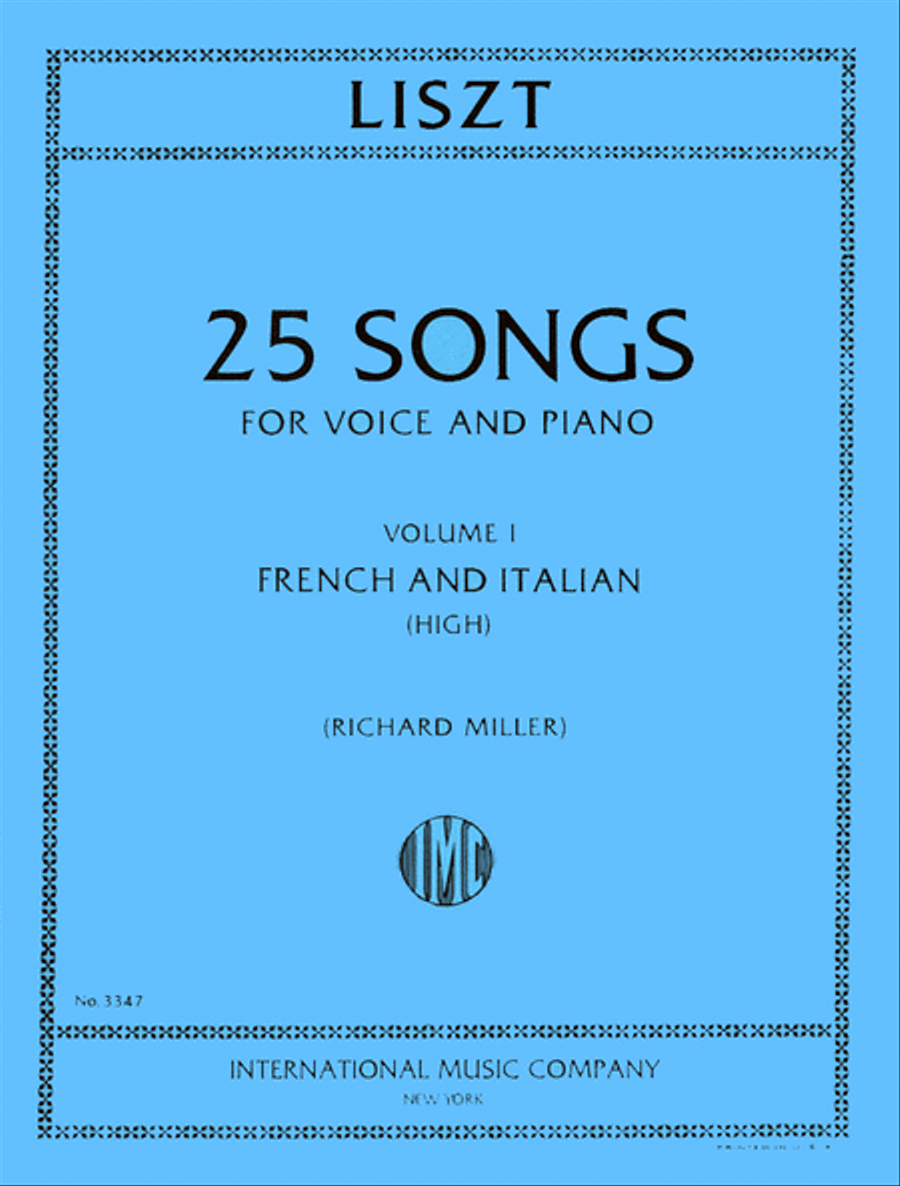 Songs for High Voice - Volume I (French and Italian) High Voice scores gallery preview page 1