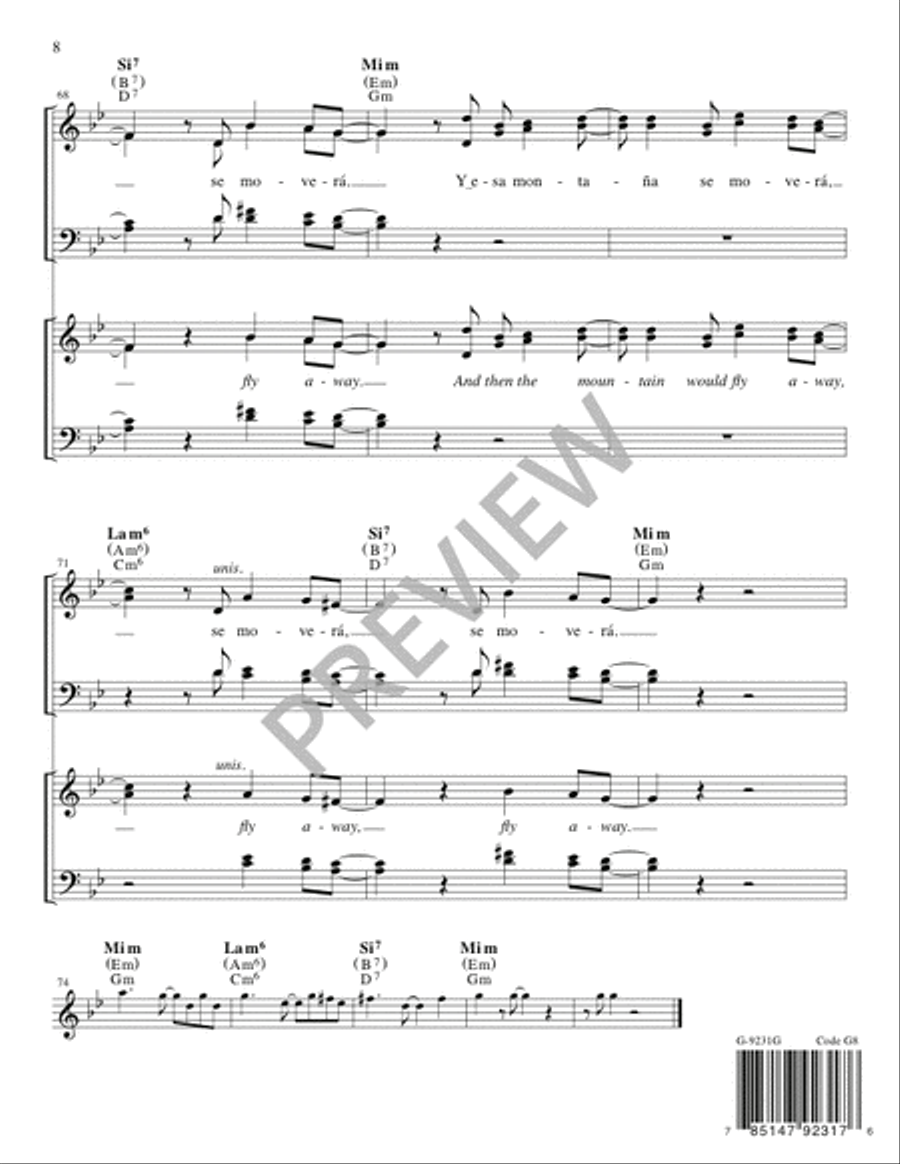 Si Tuvieras Fe / If You Had Faith - Guitar edition Guitar scores gallery preview page 9