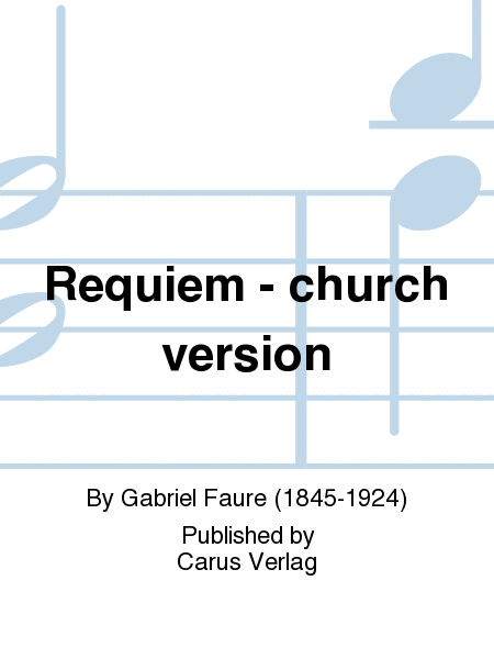 Requiem - church version (Requiem. Fassung mit kleinem Orchester)