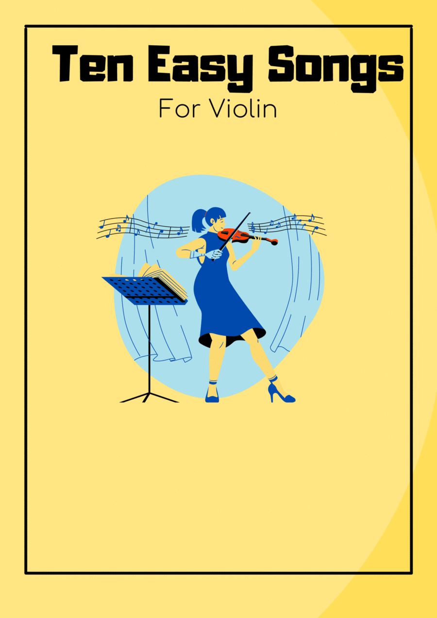 Ten Easy Songs - For Violin Violin Solo scores gallery preview page 1