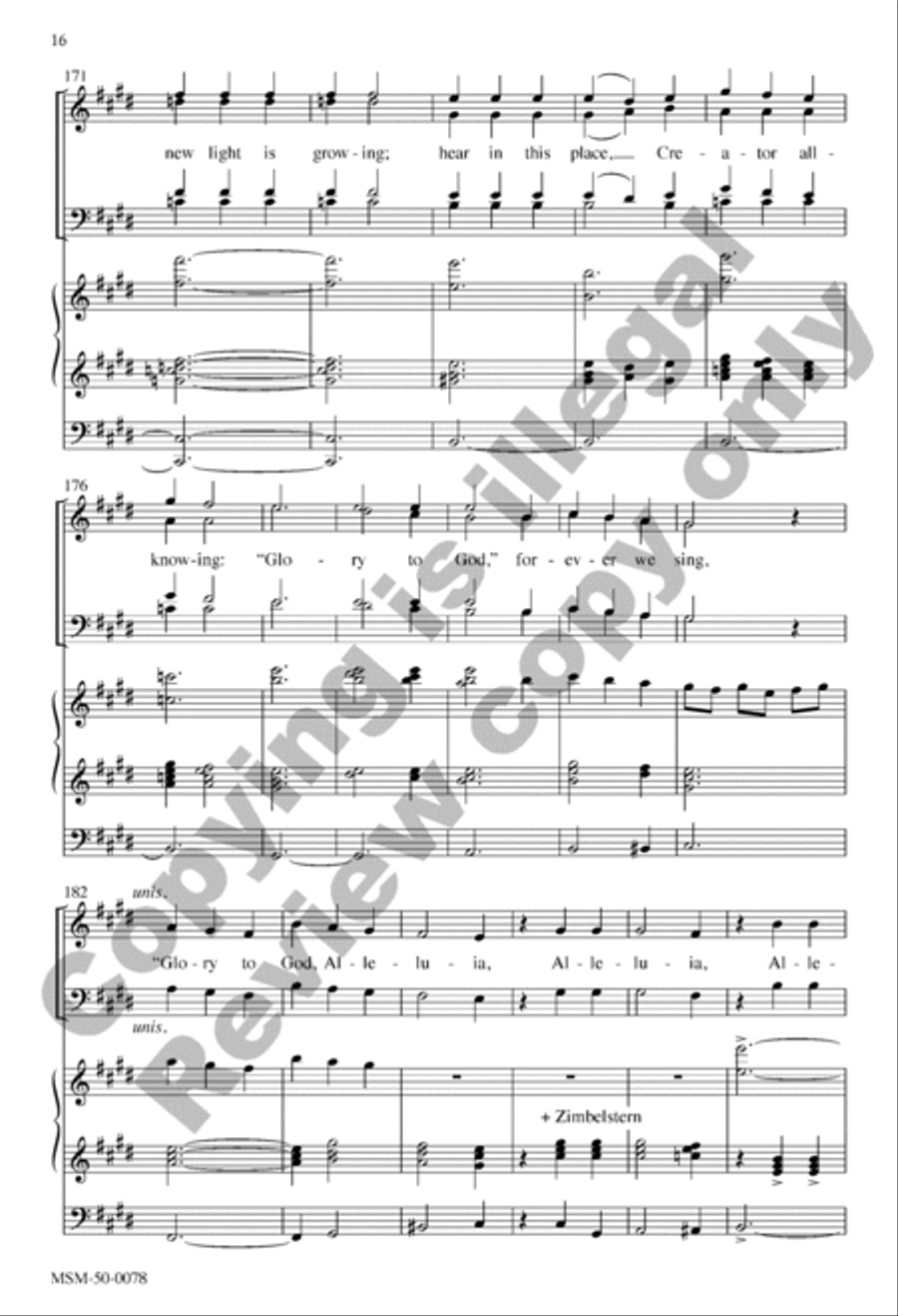 Come, Great Love 4-Part scores gallery preview page 15