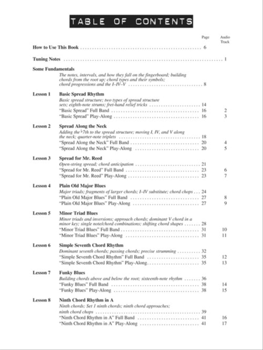 Blues Rhythms You Can Use Electric Guitar scores gallery preview page 2