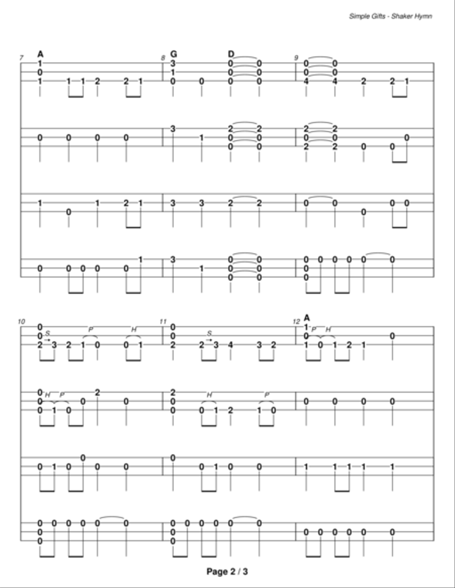 Simple Gifts (ensemble) Small Ensemble scores gallery preview page 4