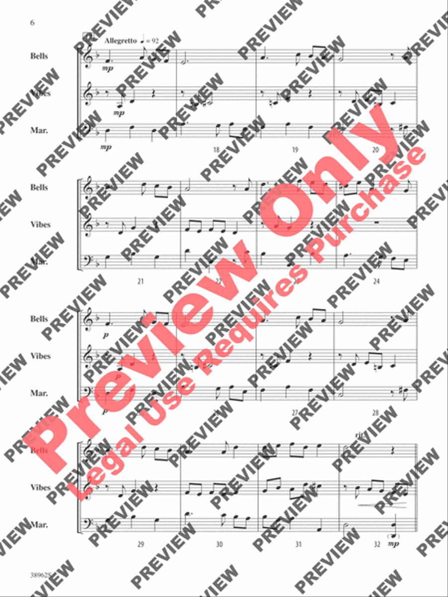 Classic Mallet Trios, Volume 2 Small Ensemble scores gallery preview page 7