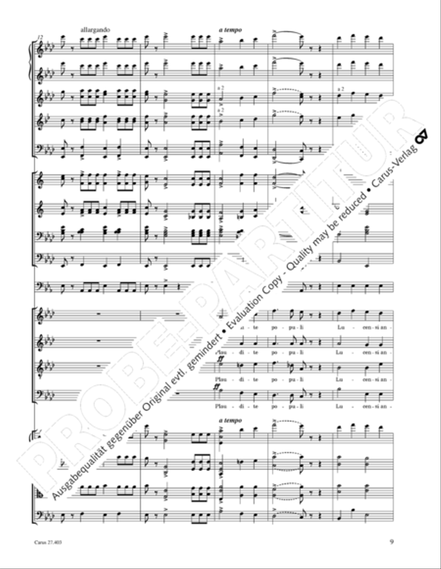 Mottetto per San Paolino Mottetto per San Paolino 4-Part scores gallery preview page 10