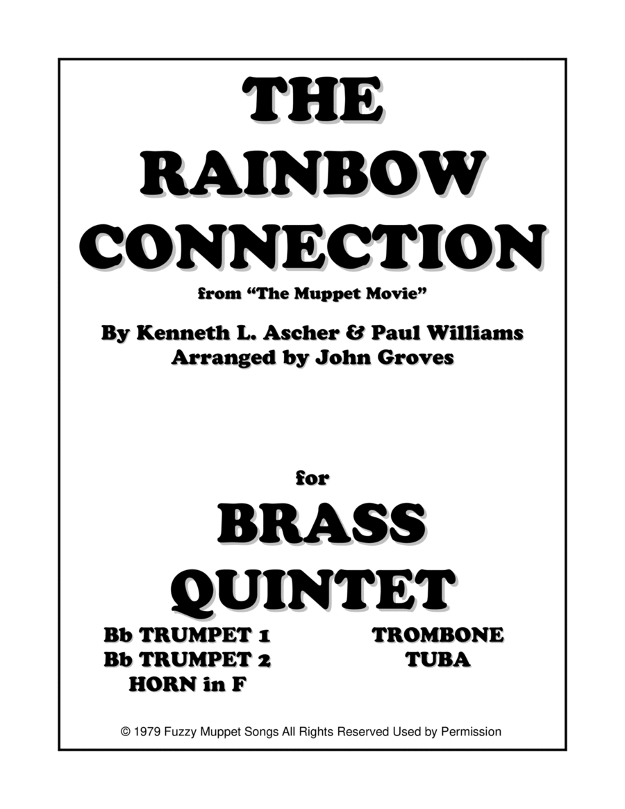 The Rainbow Connection Brass Ensemble scores gallery preview page 1
