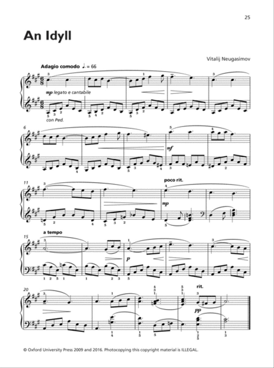 Piano Sketches Book 1 Piano Solo scores gallery preview page 5