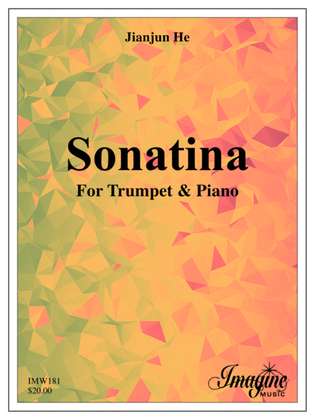Book cover for Sonatina for Trumpet & Piano