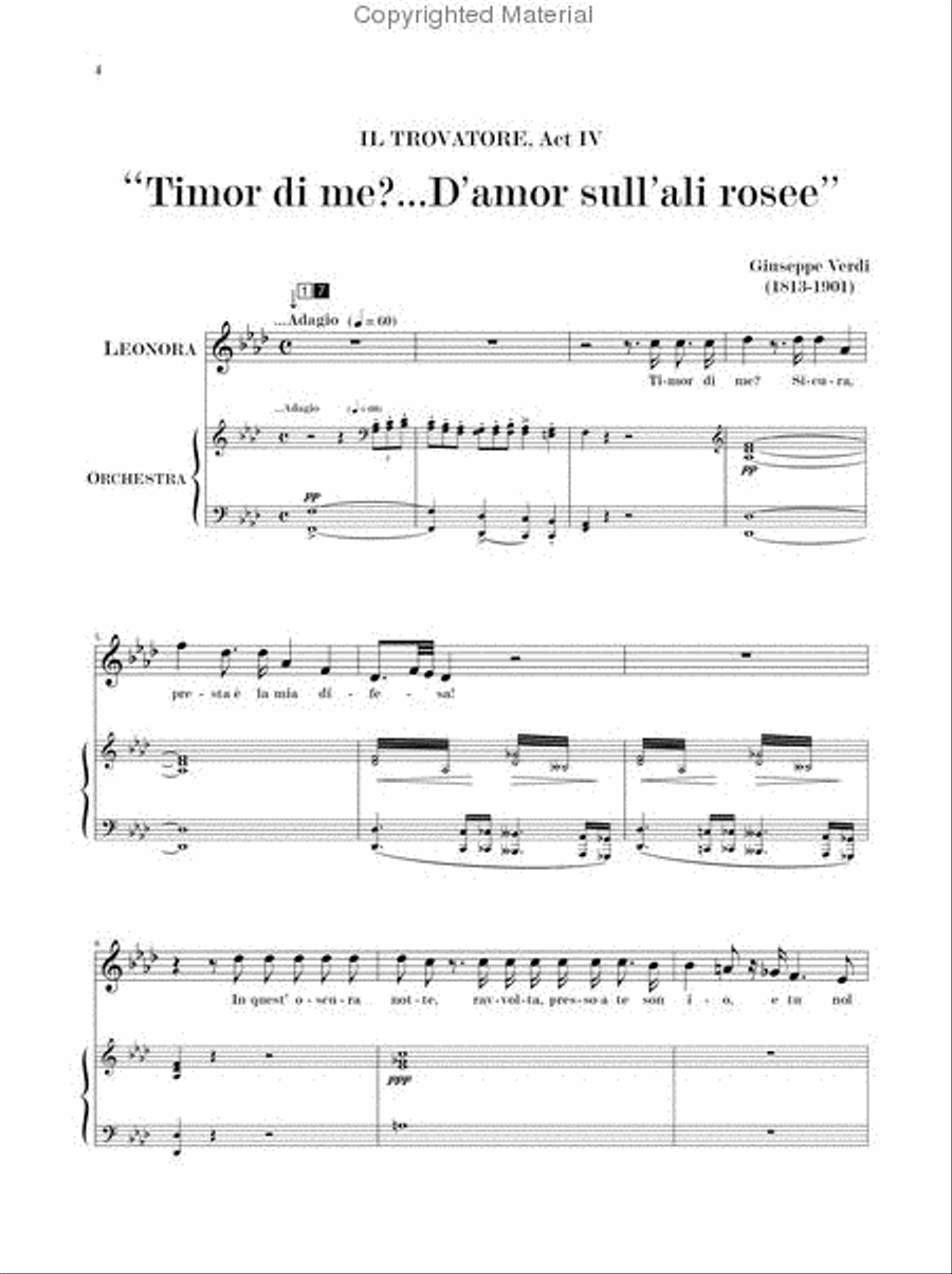 Verdi - Opera Arias for Soprano & Orchestra, Volume III Voice Solo scores gallery preview page 2