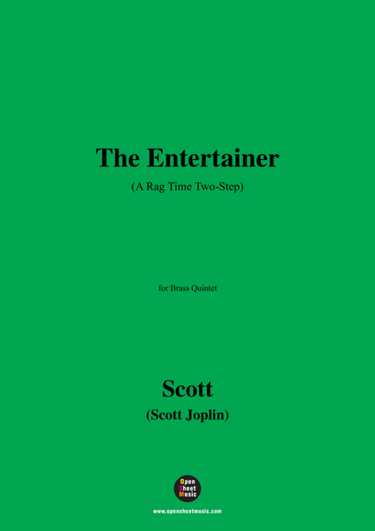 Joplin-The Entertainer(A Rag Time Two-Step),for Brass Quintet image number null