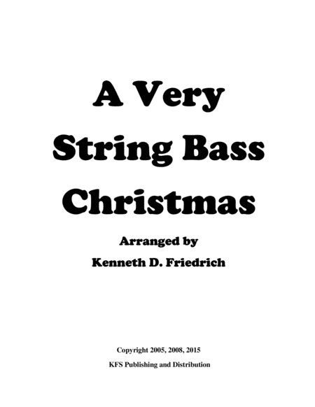 A Very String Bass Christmas