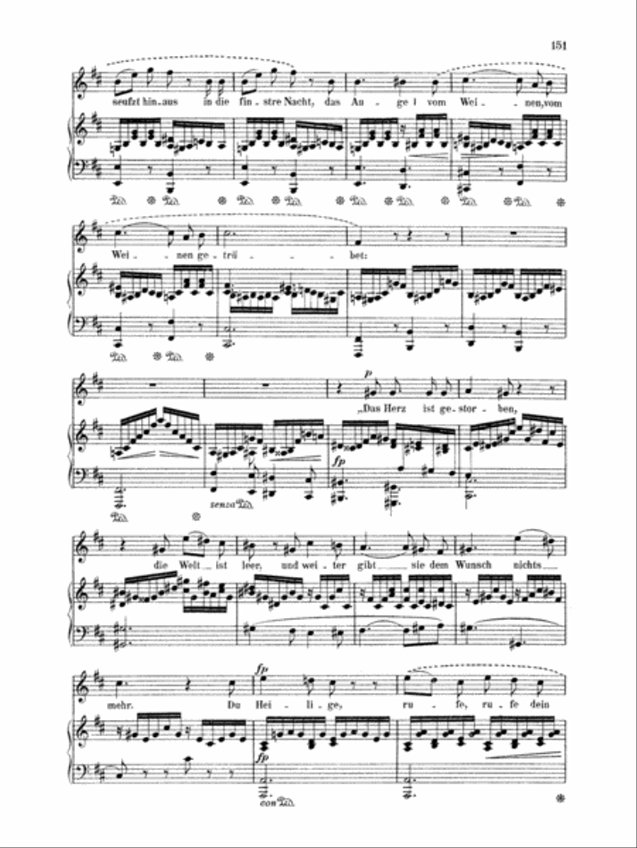 Mendelssohn: 79 Songs, Medium Voice (German) Medium Voice scores gallery preview page 2