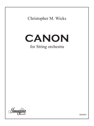 Canon for String Orchestra
