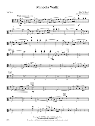 Mineola Waltz: Viola