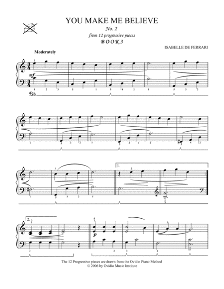 12 PROGRESSIVE PIANO PIECES BOOK 3 Piano Solo scores gallery preview page 4