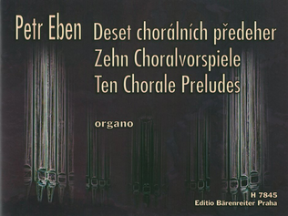 Book cover for Zehn Choralvorspiele