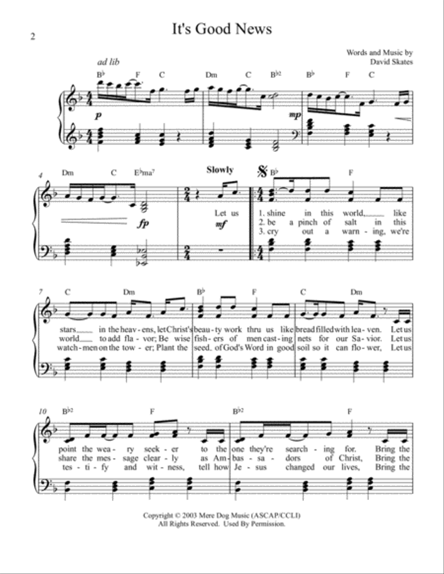 It's Good News Voice scores gallery preview page 1