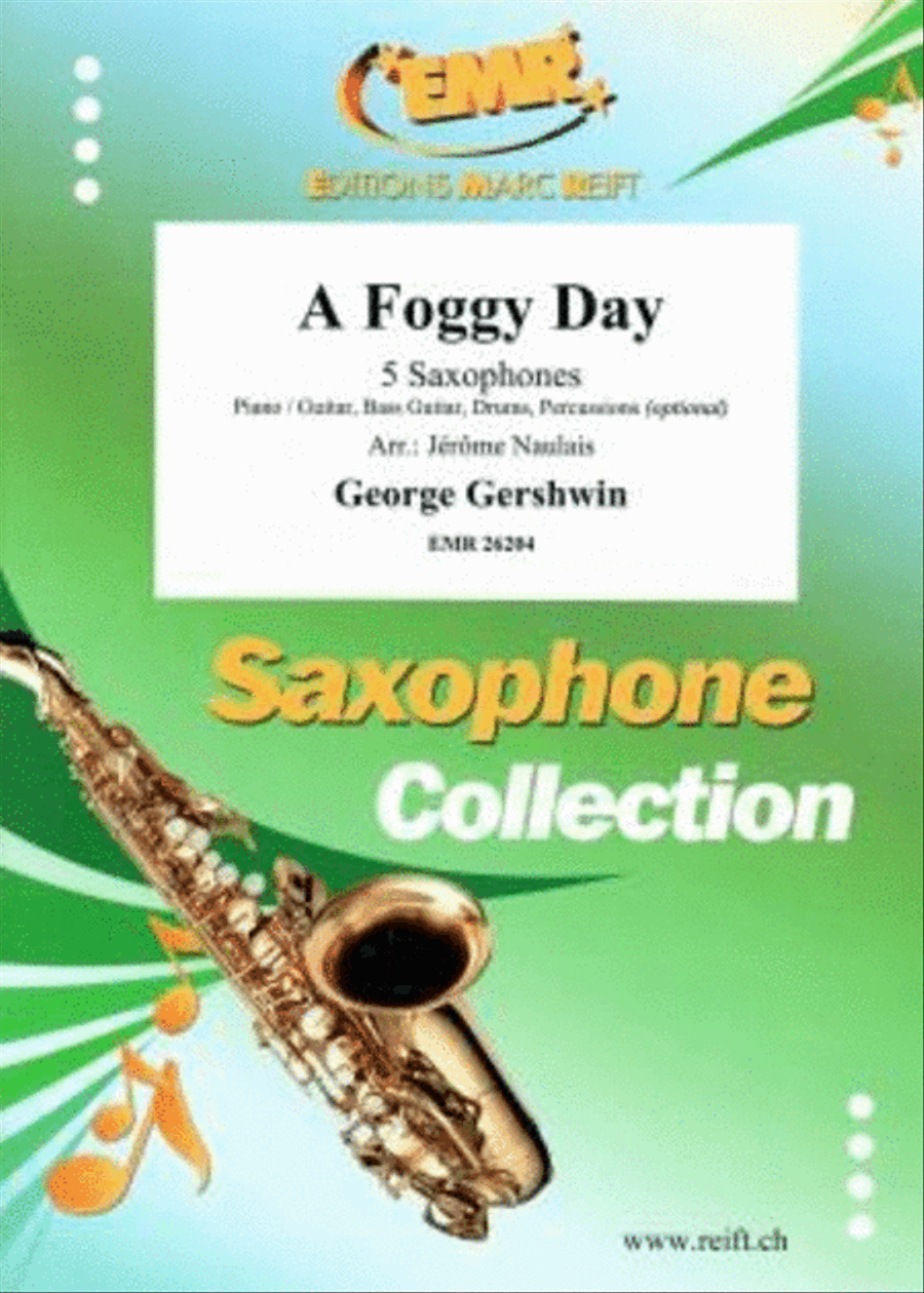 A Foggy Day Saxophone Quintet scores gallery preview page 1