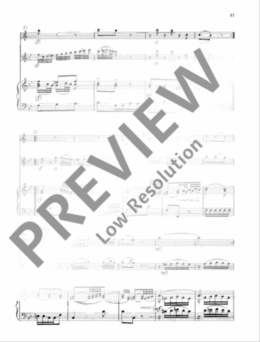 Trio E Flat major Bassoon scores gallery preview page 14