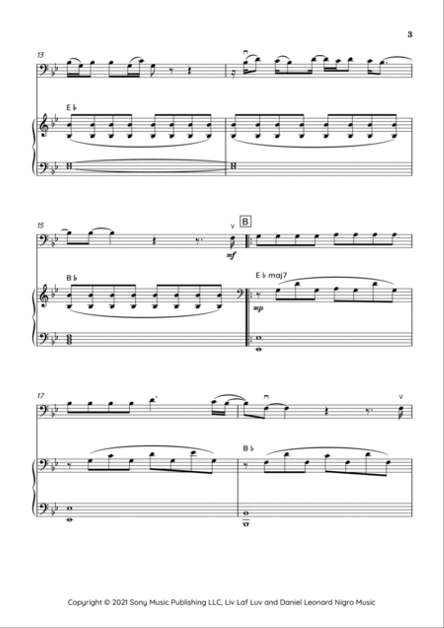 Drivers License Piano scores gallery preview page 5