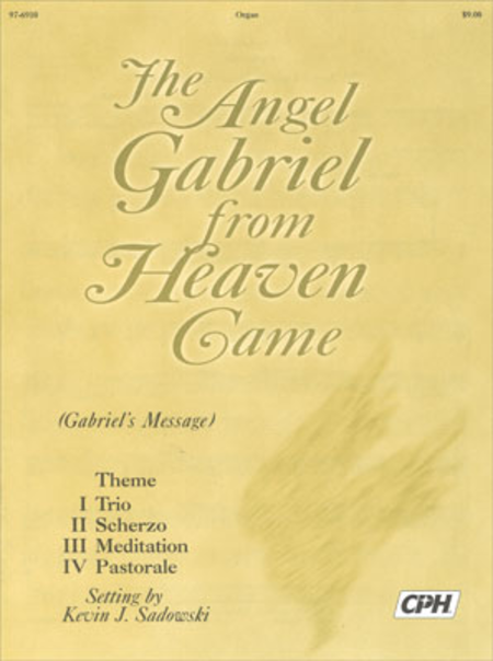 Partita on  The Angel Gabriel from Heaven Came / GABRIEL