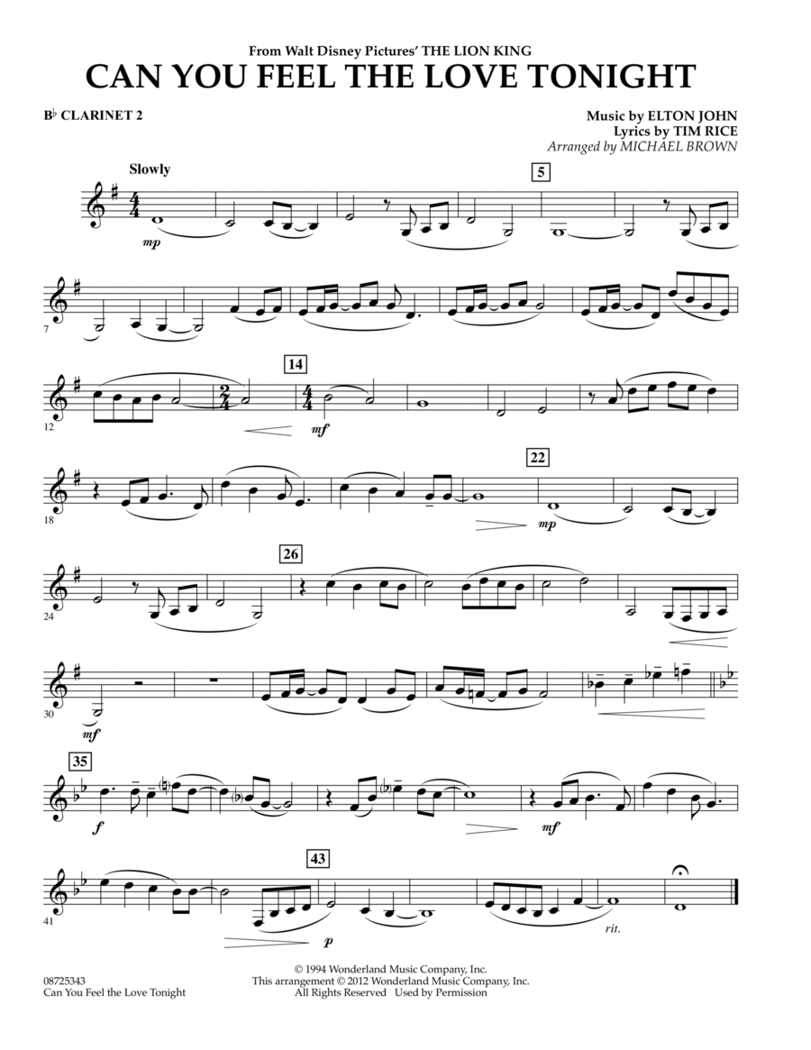 Can You Feel The Love Tonight? (from 