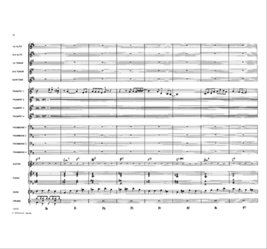 No Scuffle Shuffle Jazz Ensemble scores gallery preview page 12
