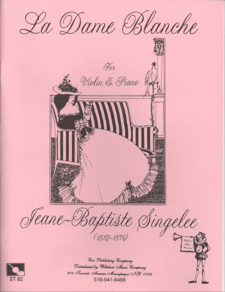 La Dame Blanche Violin Solo scores gallery preview page 1