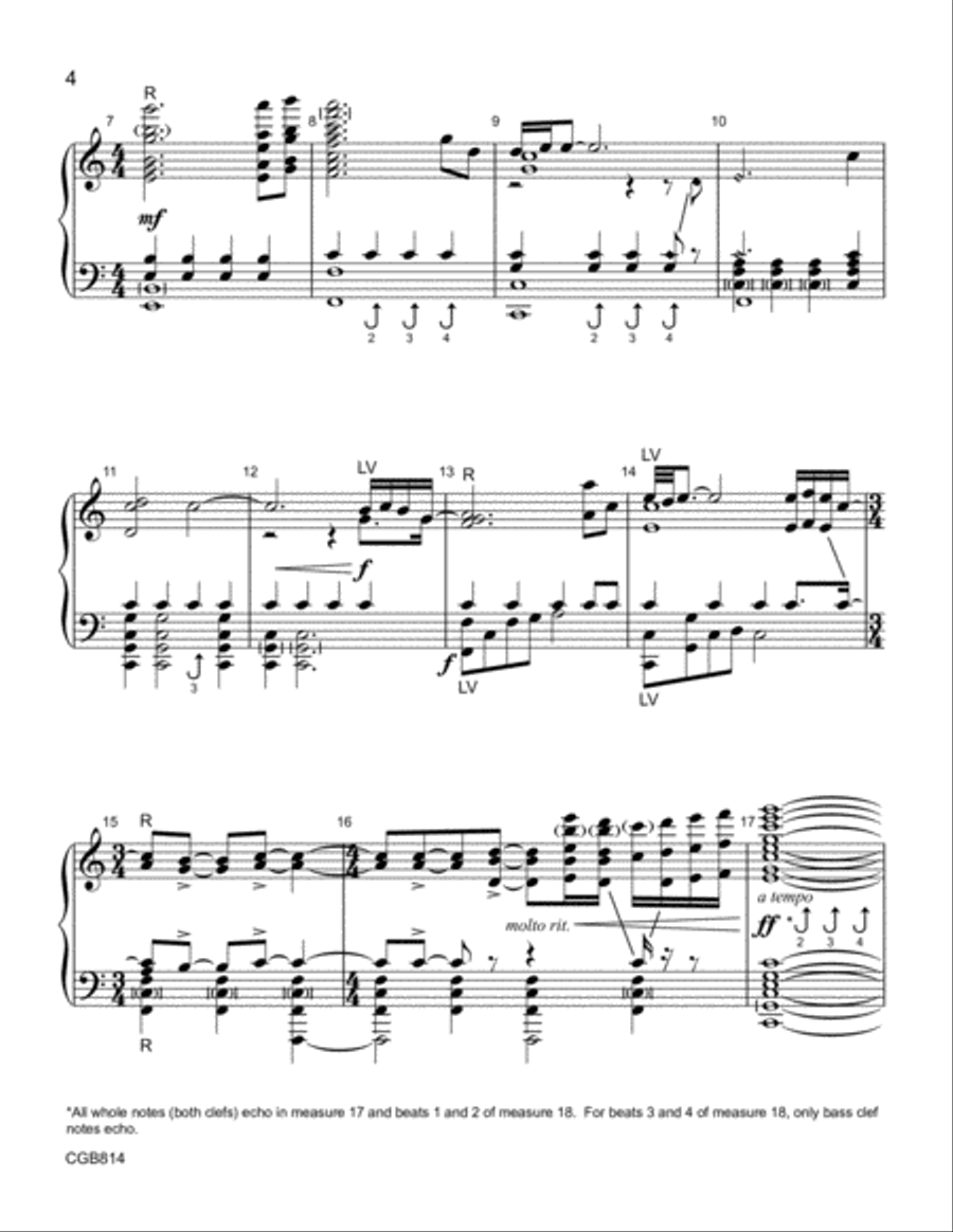 Reminiscence Reminiscence Handbell Choir scores gallery preview page 4
