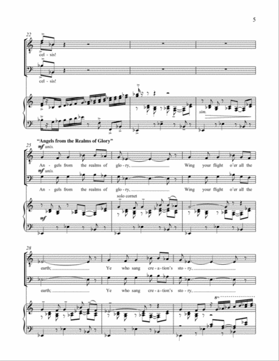 Christmas Intrada TTBB scores gallery preview page 5