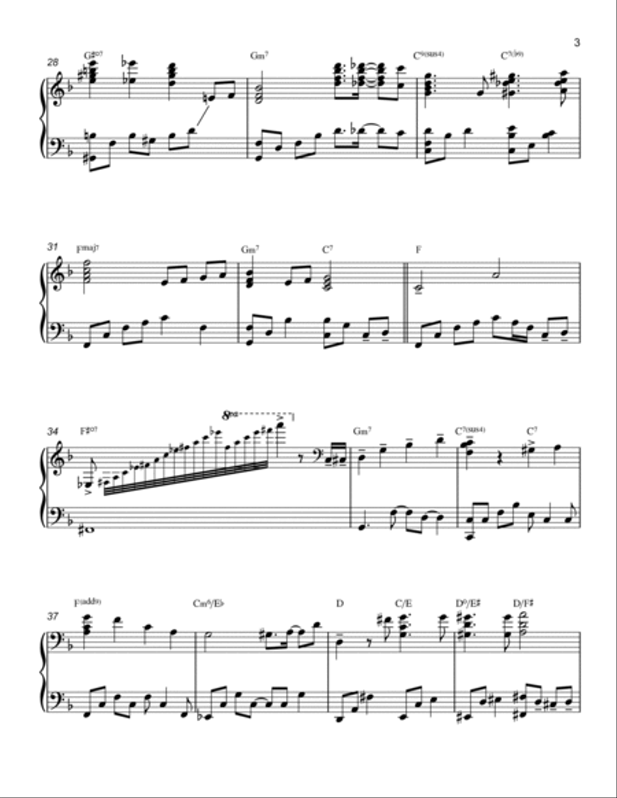 Deep Purple Piano Solo scores gallery preview page 3