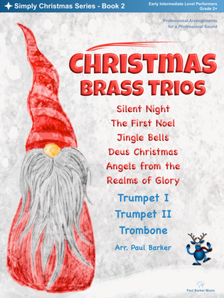 Book cover for Christmas Brass Trios - Book 2