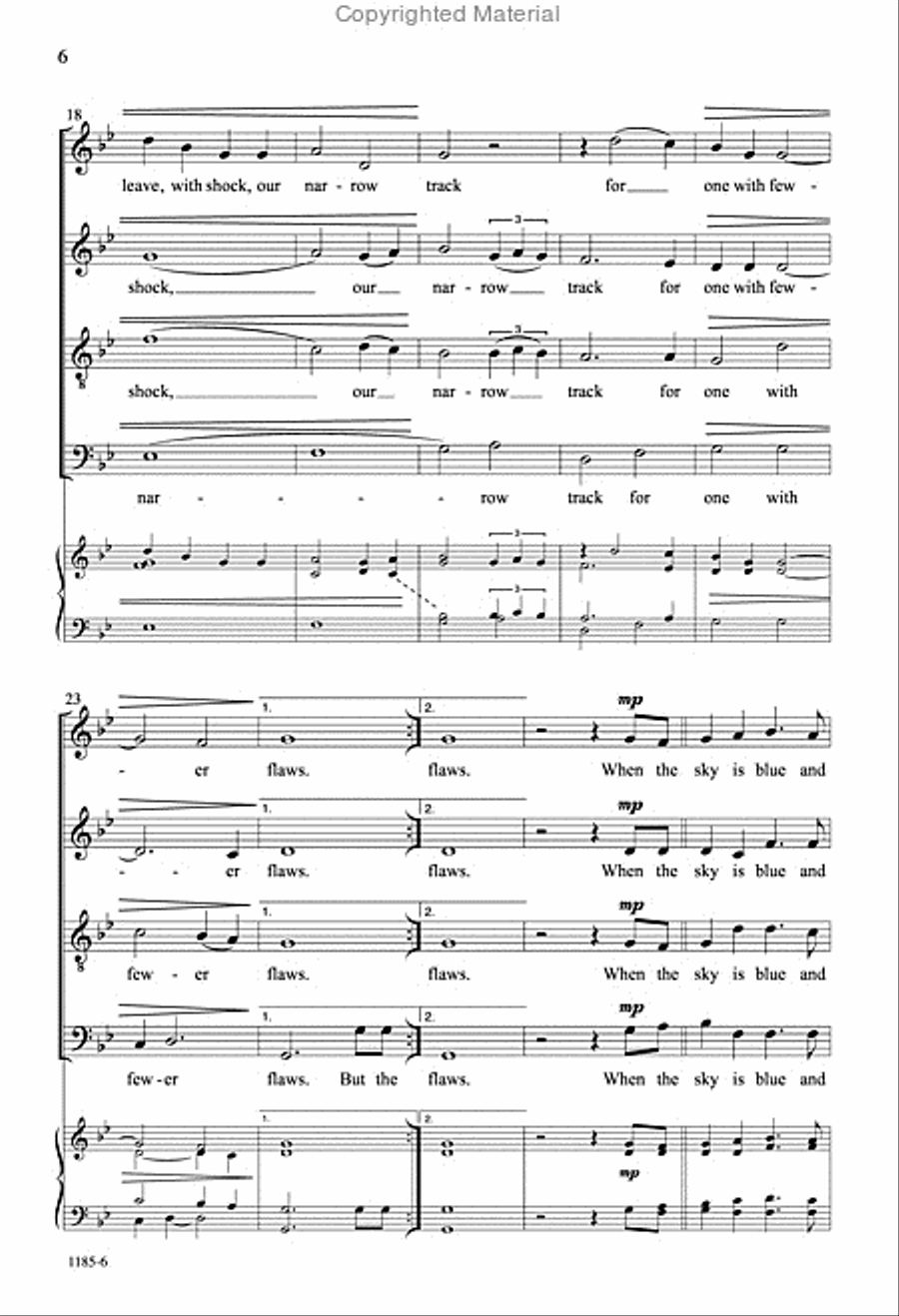 Big Sky - SATB Octavo Big Sky - SATB Octavo 4-Part scores gallery preview page 6