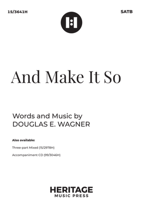 Book cover for And Make It So