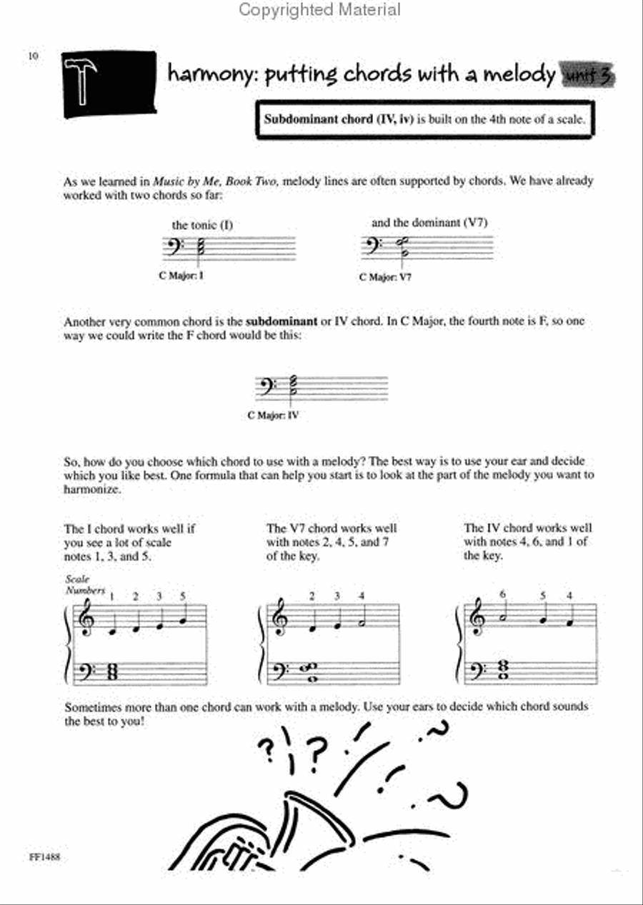 Music by Me, Book Three Piano Method scores gallery preview page 3