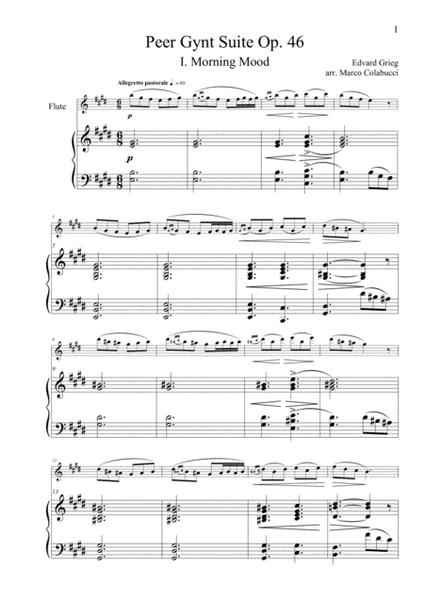 Grieg Peer Gynt Suite No 1 Op 46