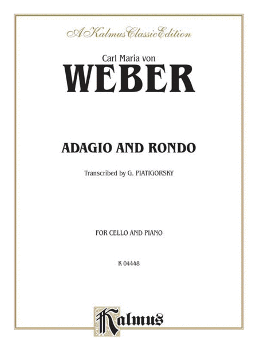 Adagio and Rondo Adagio and Rondo Piano Accompaniment scores gallery preview page 1