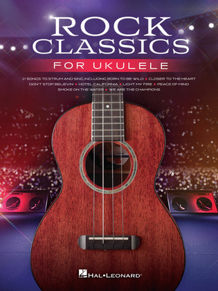 Book cover for Rock Classics for Ukulele