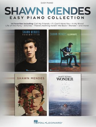 Book cover for Shawn Mendes – Easy Piano Collection