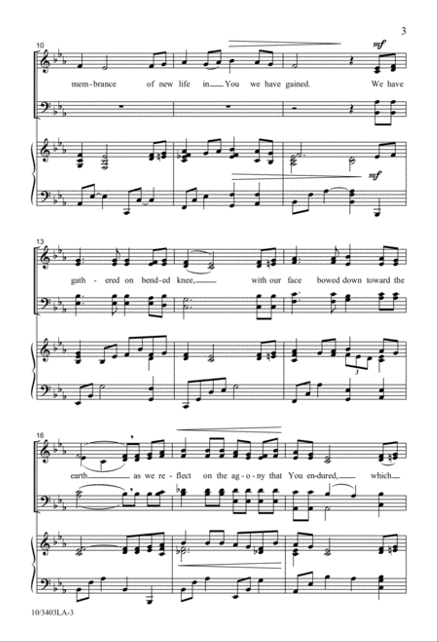 We Gather for Communion 4-Part scores gallery preview page 3