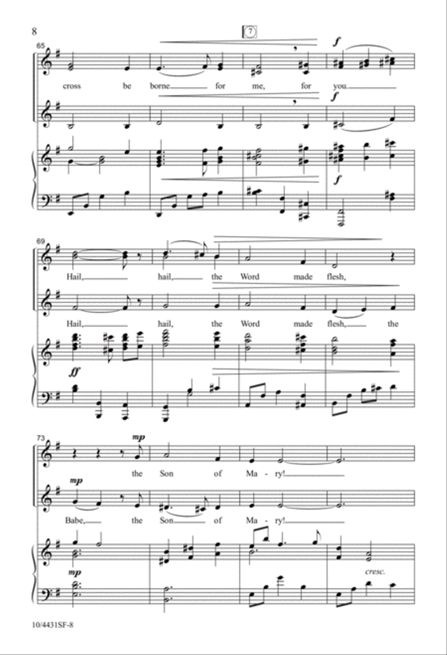 What Child is This? SSA scores gallery preview page 8