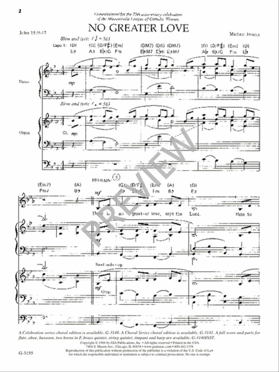 No Greater Love No Greater Love Bassoon scores gallery preview page 3