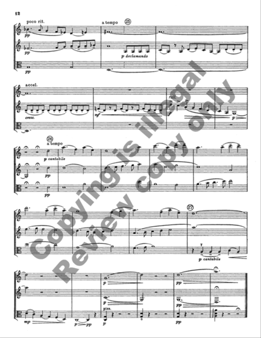 Suite for Oboe, Clarinet, and Viola Clarinet scores gallery preview page 11