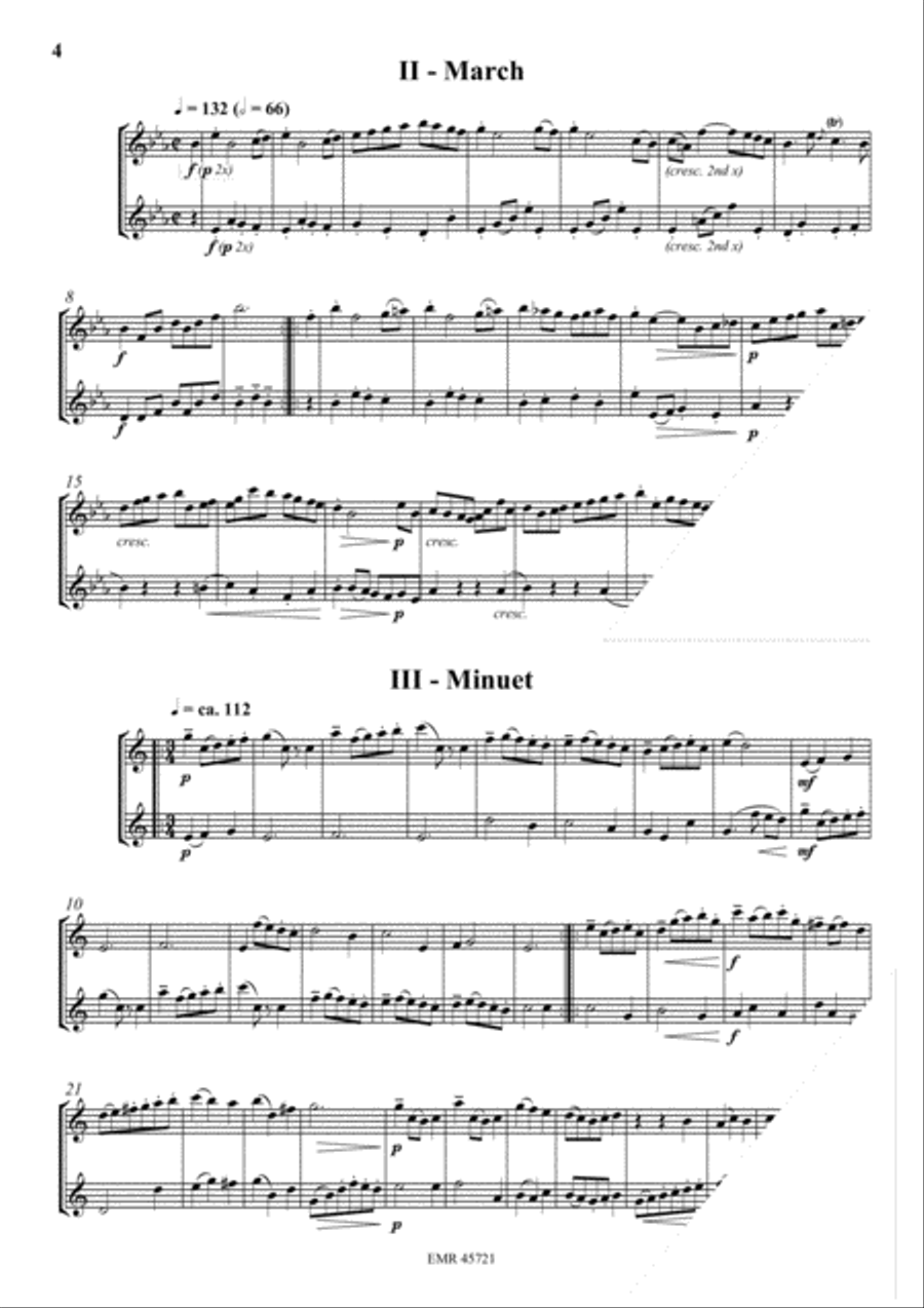 12 Duets 12 Duets Flute Duet scores gallery preview page 4