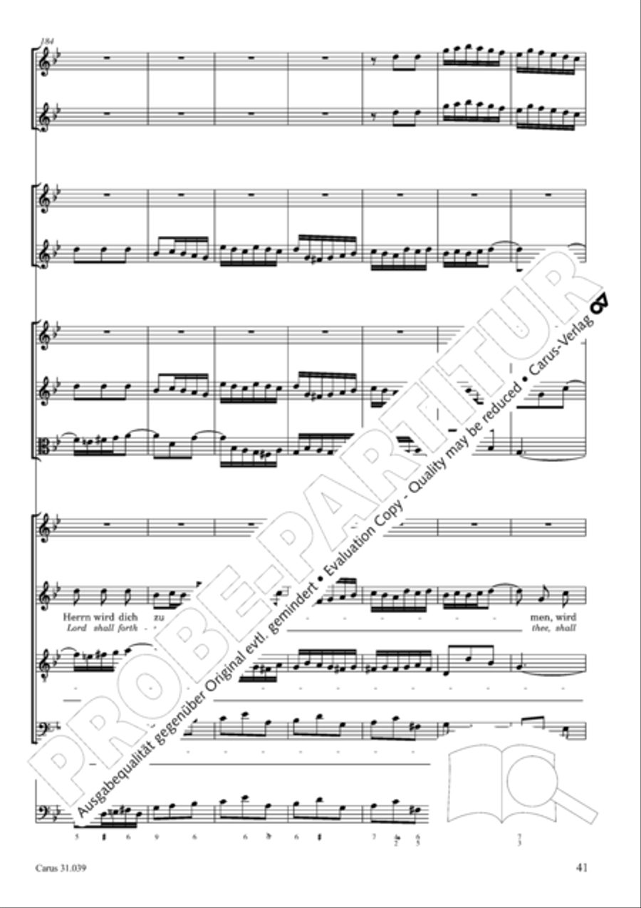 Give the hungry ones thy bread (Brich dem Hungrigen dein Brot) 4-Part scores gallery preview page 41
